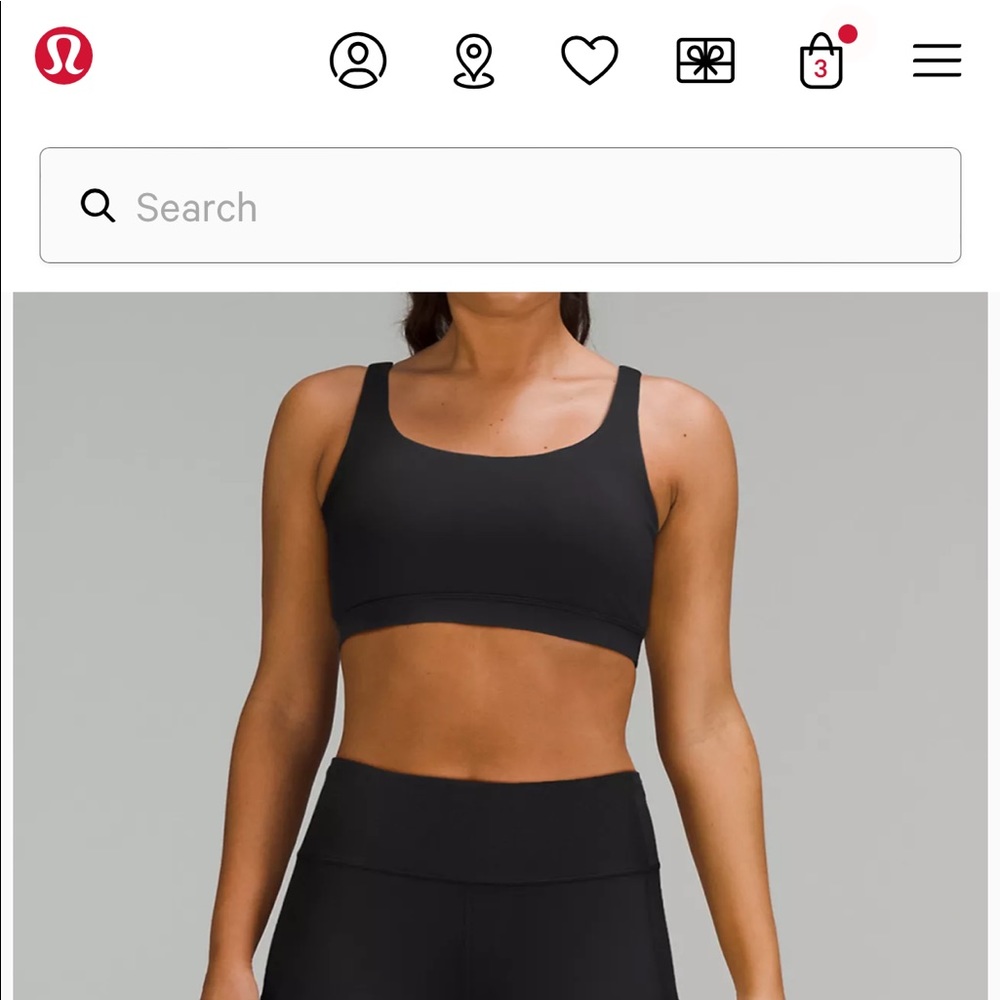 Lululemon Energy sports bra - size 4